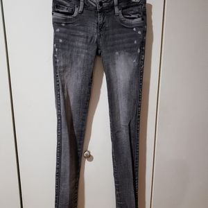 2.1 denim size 24 jeans. Washed out black